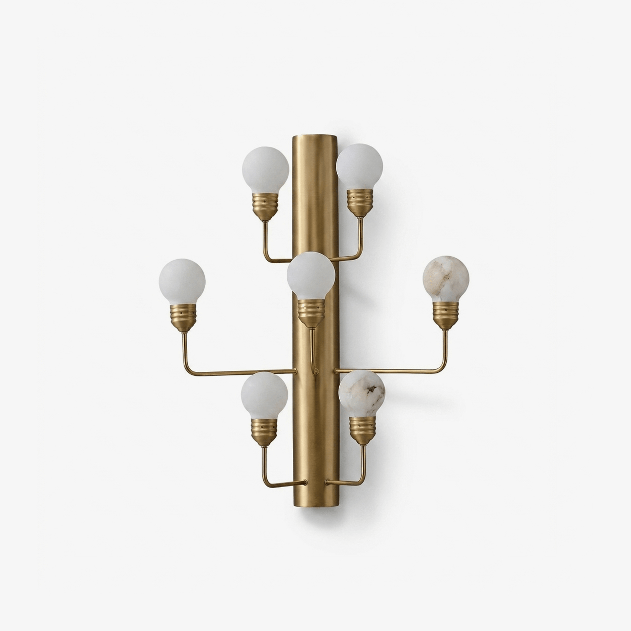Image of Raggiera Alabaster Globe Wall Sconce