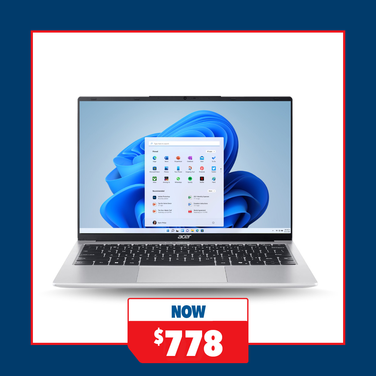Acer Aspire Lite 14" Laptop - AMD Ryzen 3