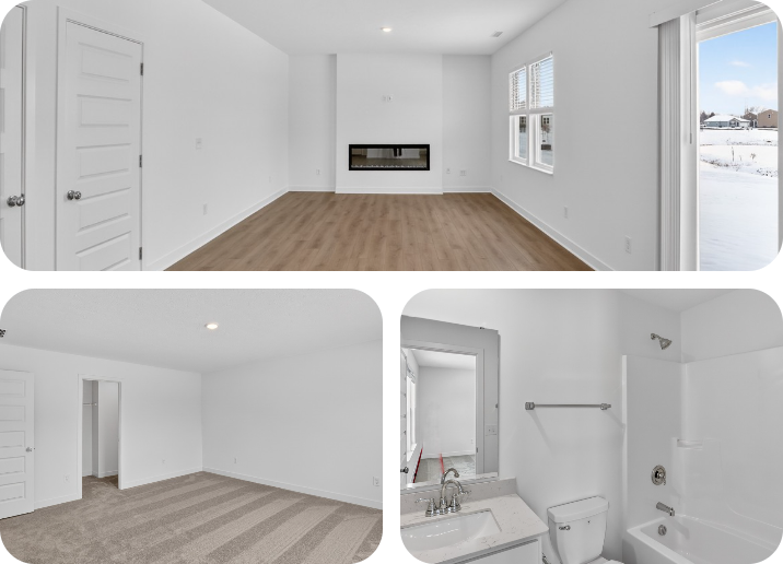 A grid of 3 images of the property