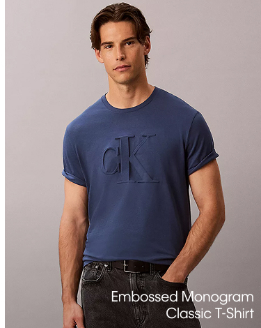 Embossed Monogram Classic T-Shirt
