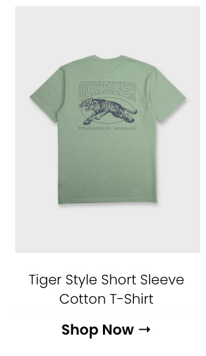 Tiger Style Short Sleeve Cotton T-Shirt