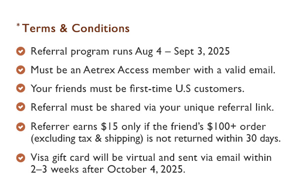 Terms and conditions