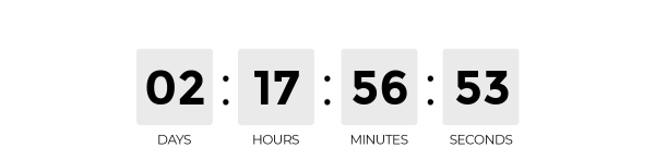 Tick, tock! This sale ends on Sunday night!