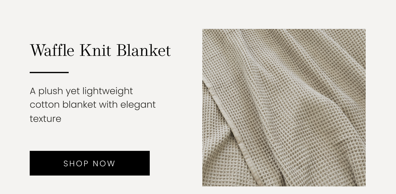 Waffle Knit Blanket | SHOP NOW