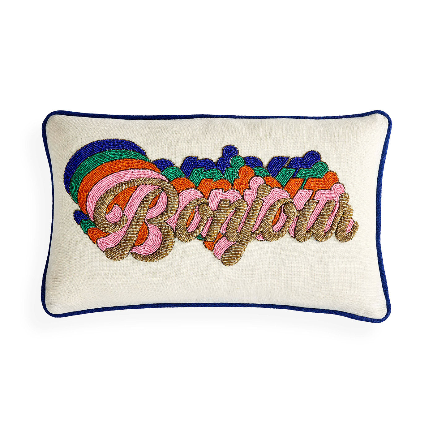 Bonjour Beaded Pillow