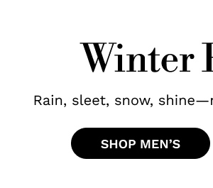 Winter Forecast | SHOP MEN'S