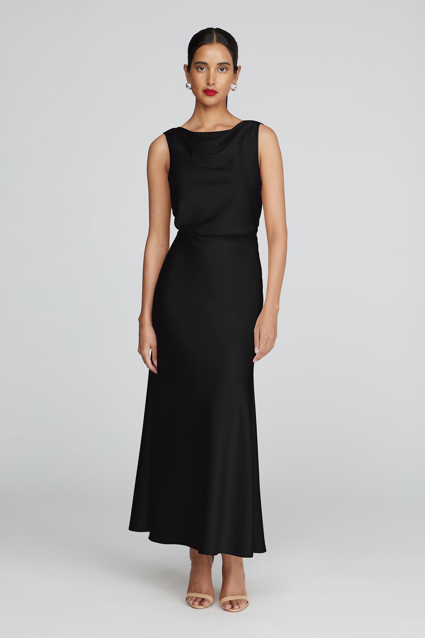 Image of Aubrie Satin Midi