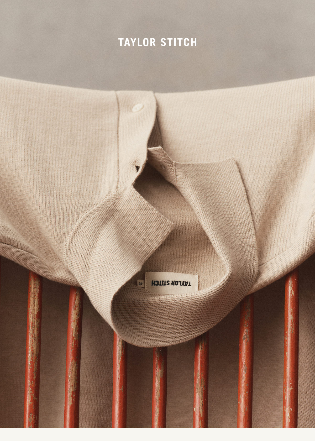 The Nichols Polo in Sable Cotton Cashmere