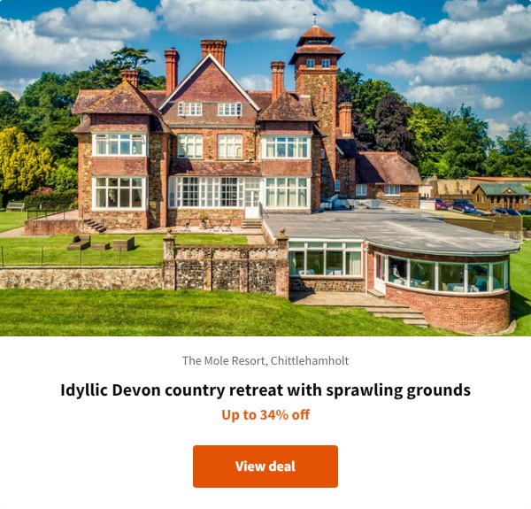 Idyllic Devon country retreat with sprawling grounds