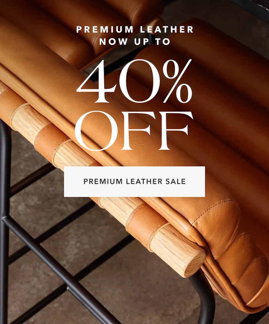 Gracefully Made to Age Leather that gets softer, richer, better with time — now up to 30% off.