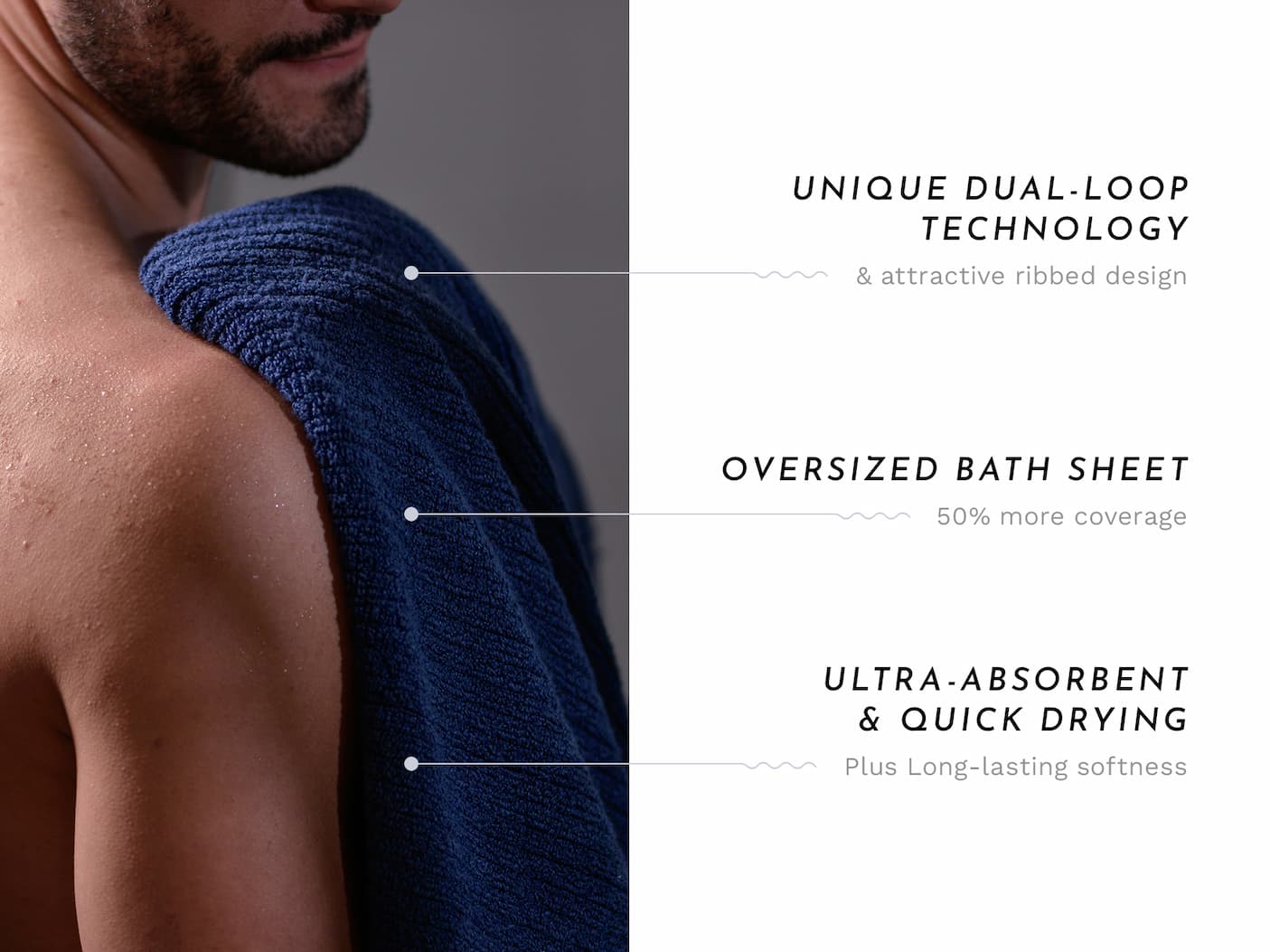 Unique Dual-Loop Technology | SHOP TOWELS