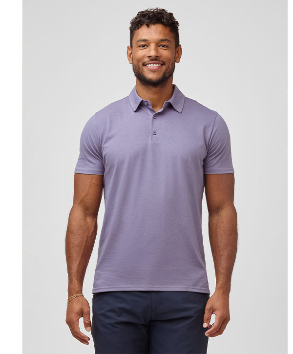 Flint purple polo