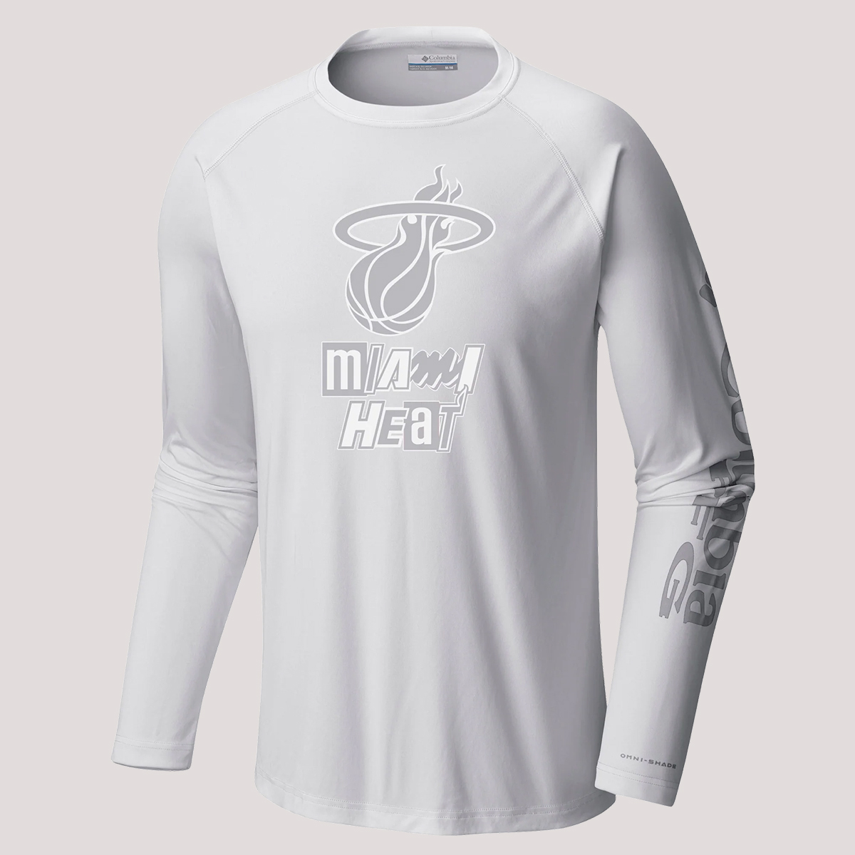 Columbia Miami HEAT White Hot Long Sleeve Tee