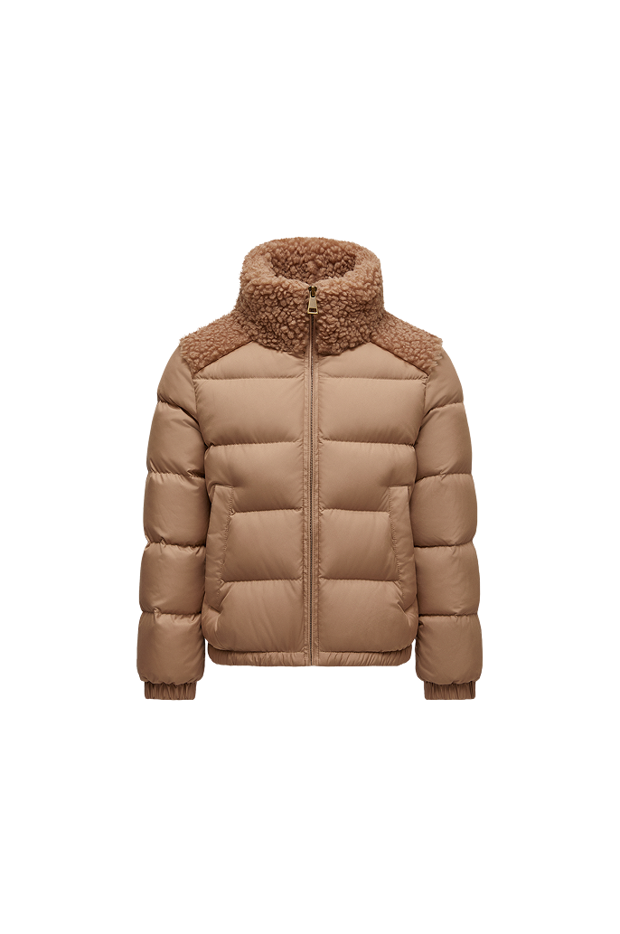 Vard Teddy-Trimmed Down Jacket