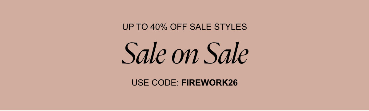Sale on Sale 