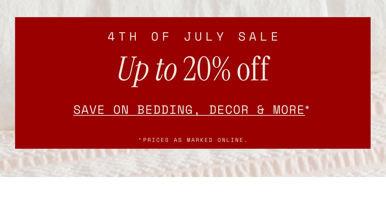 Up to 20% Off