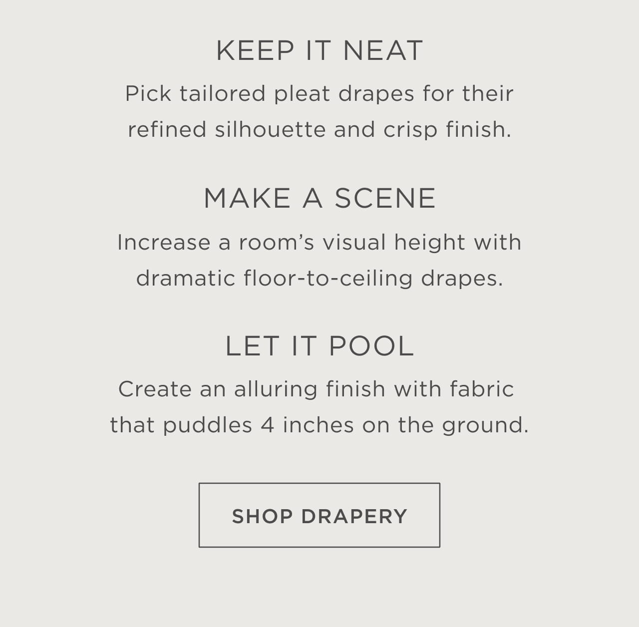 Shop Drapery