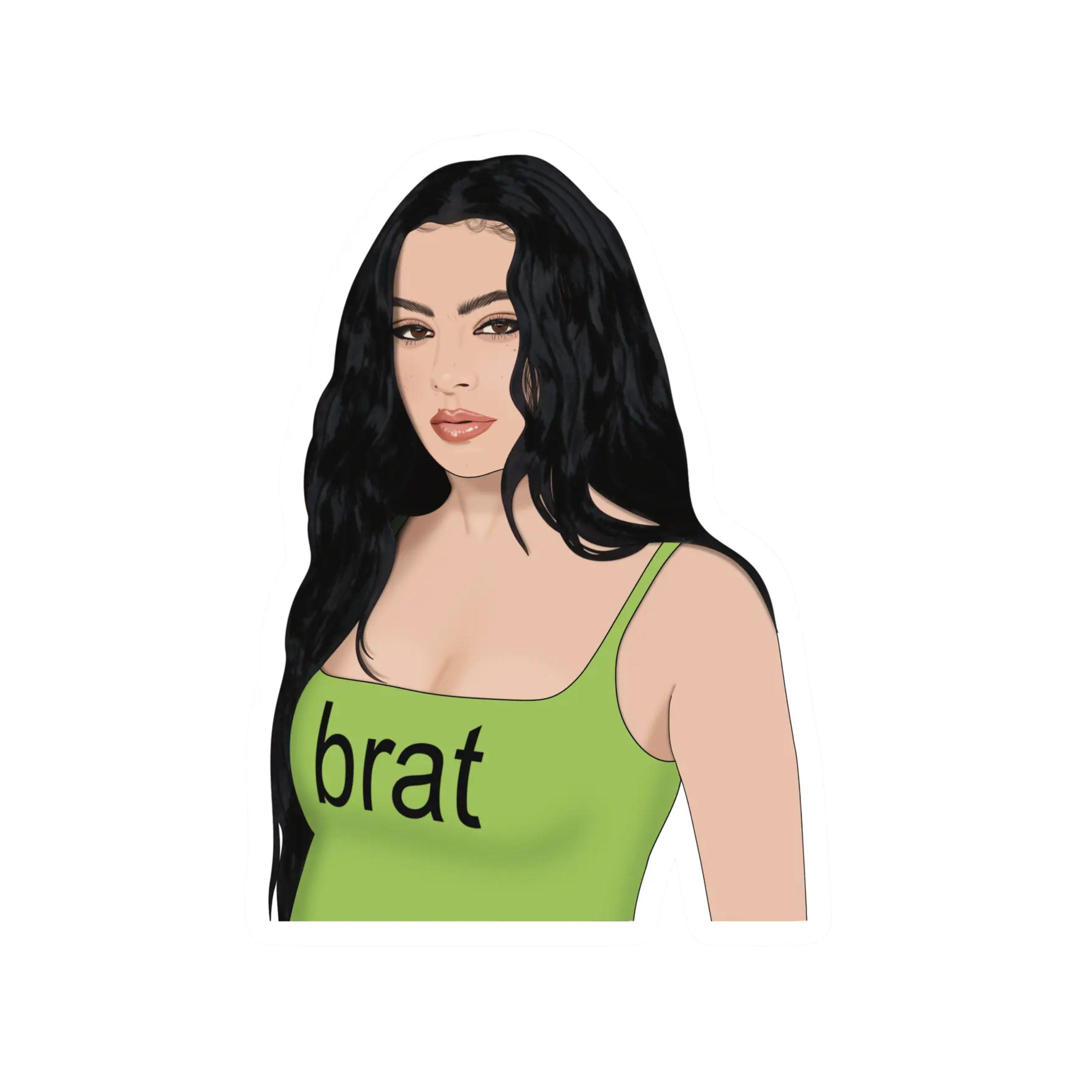 Image of Charli XCX Brat Sticker