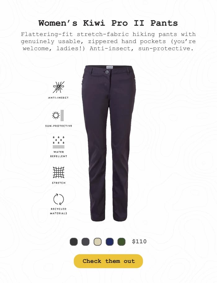 Studio photo of Women's Kiwi Pro II Pants. Shop Now.
