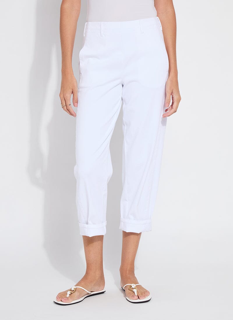 Image of Winslet Cuffed Barrel Crop Denim (27" Inseam)