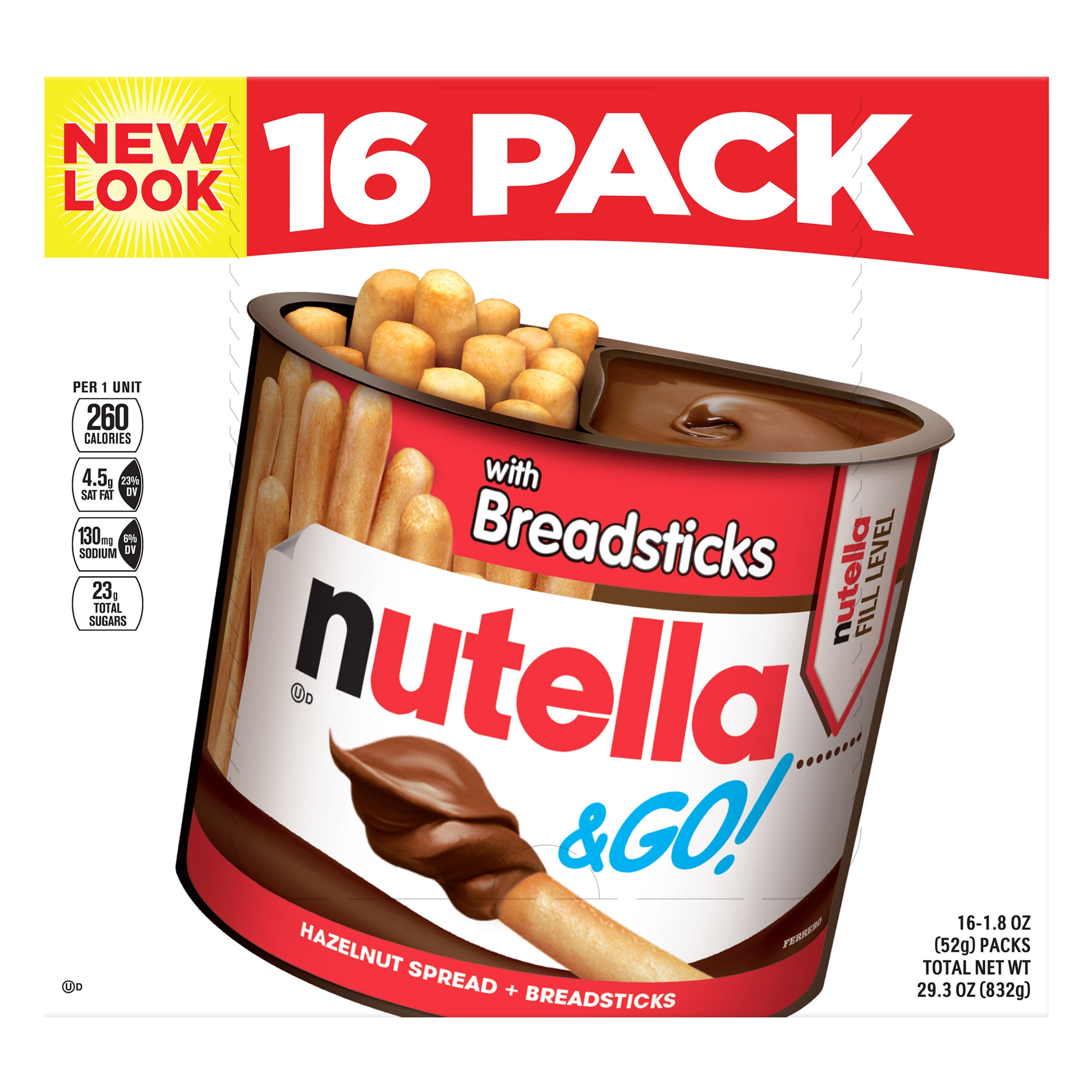 Nutella & Go! Hazelnut Spread with Breadsticks