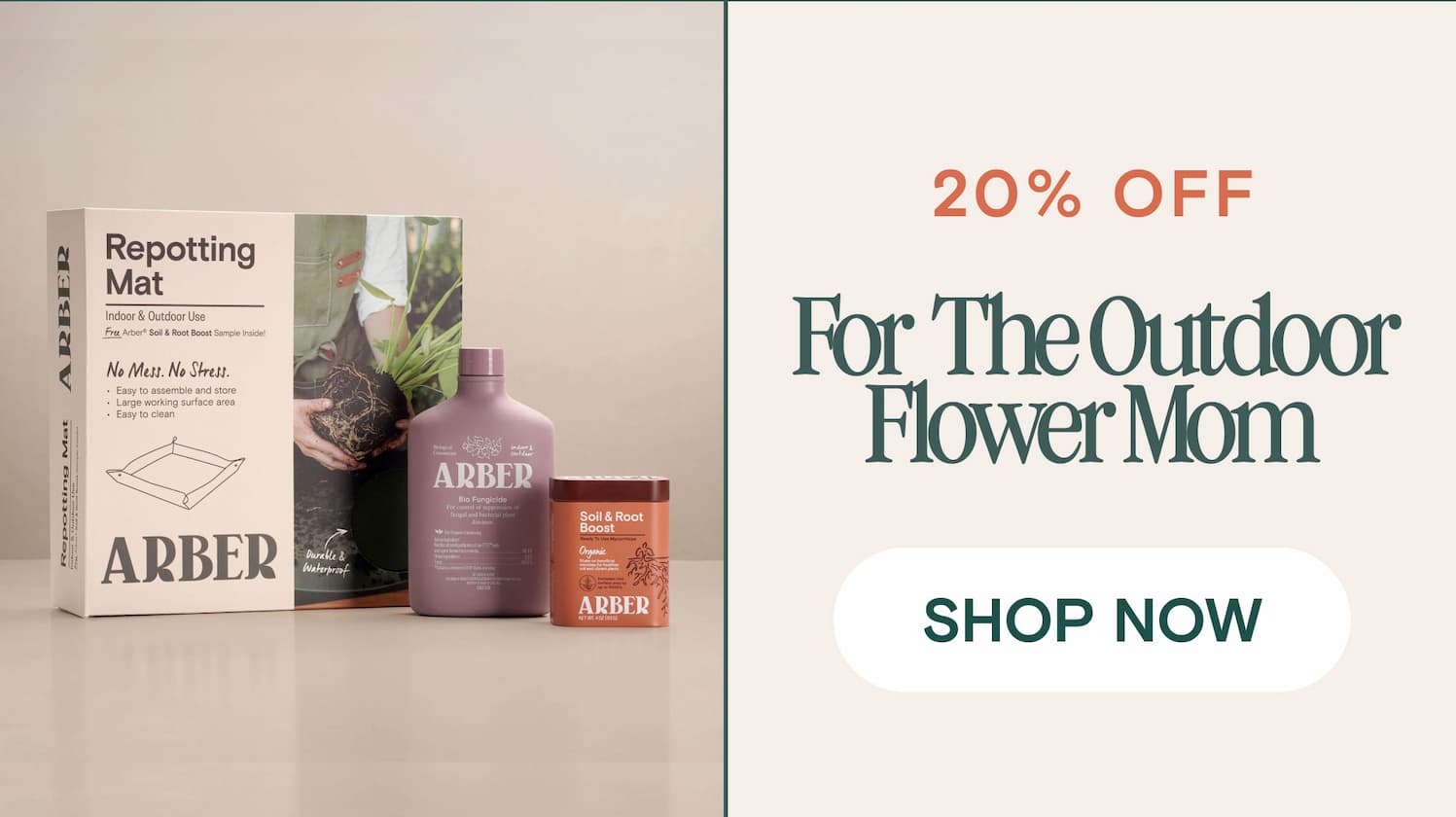 20% OFF For  The Outdoor Flower Mom