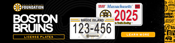 Boston Bruins License Plates
