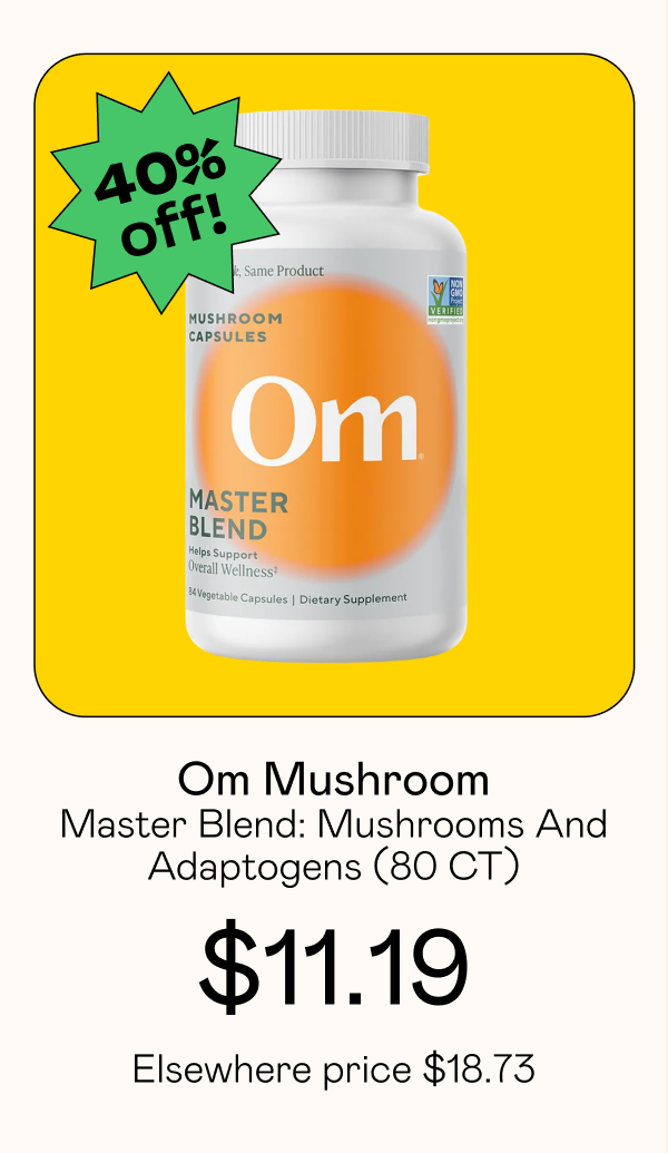 Om Mushrooms - Master Blend: Mushrooms And Adaptogens (80CT)