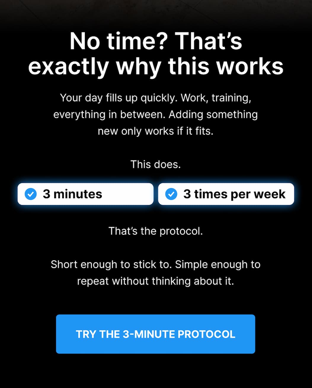 START YOUR 3-MIN RESET