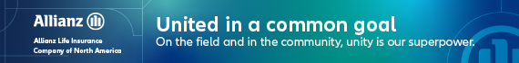Allianz Life Insurance Company of North America | United in a common goal. On the field and in the community, unity is our superpower.