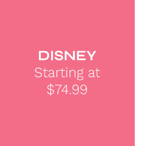 Disney Starting at $74.99