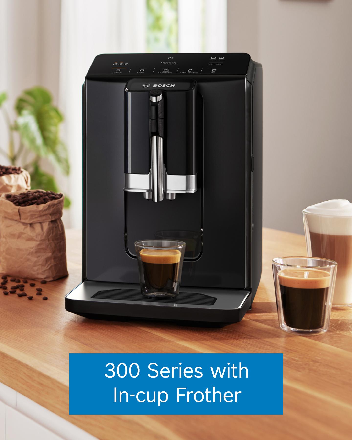 300 Series Automatic Espresso Machine-Black 
