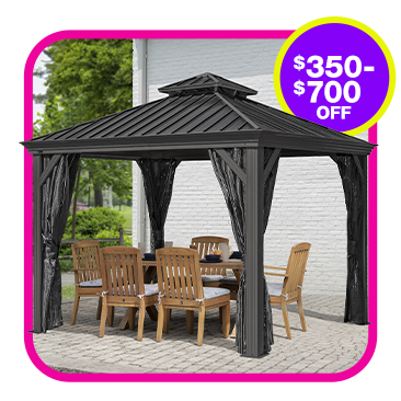 Sojag Messina Galvanized Steel Roof Gazebo
