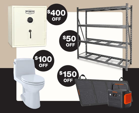 May Home Improvement Savings on select items