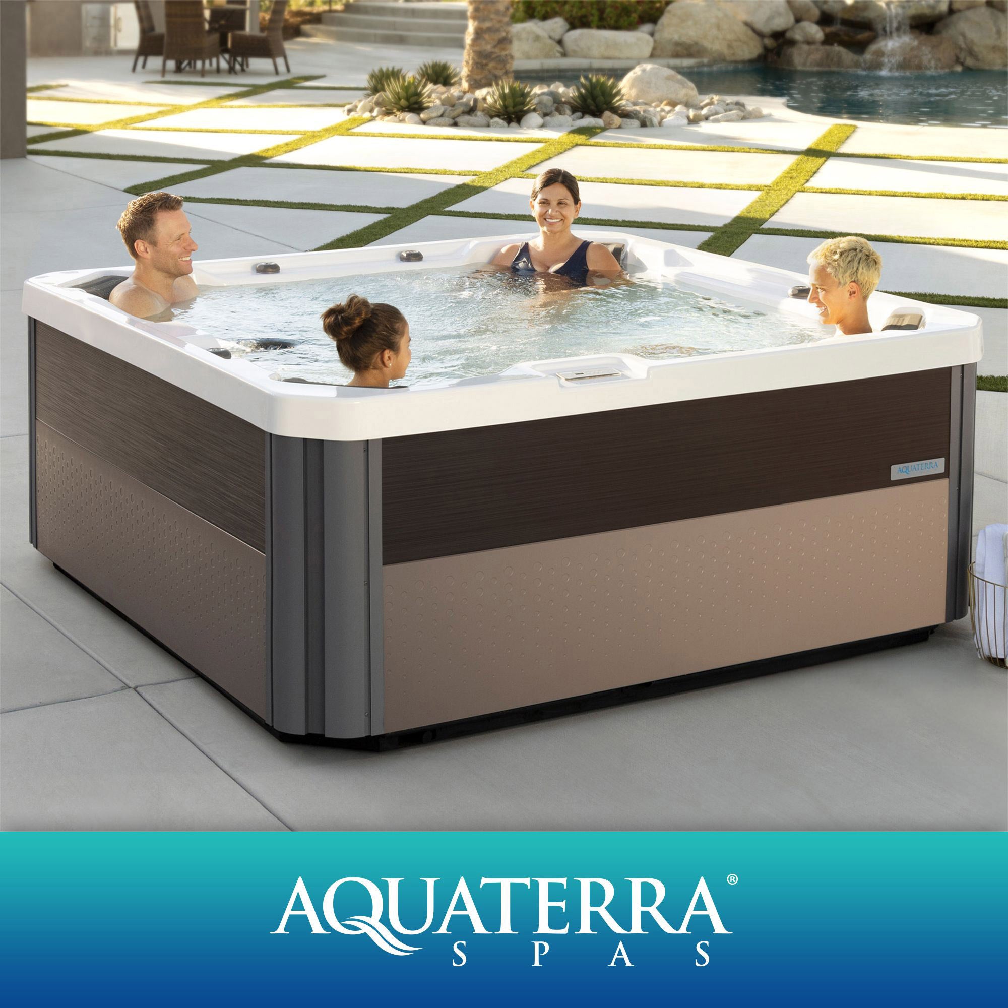 Aquaterra Spas Viceroy 72-Jet, 6 or 7-Person Acrylic Spa