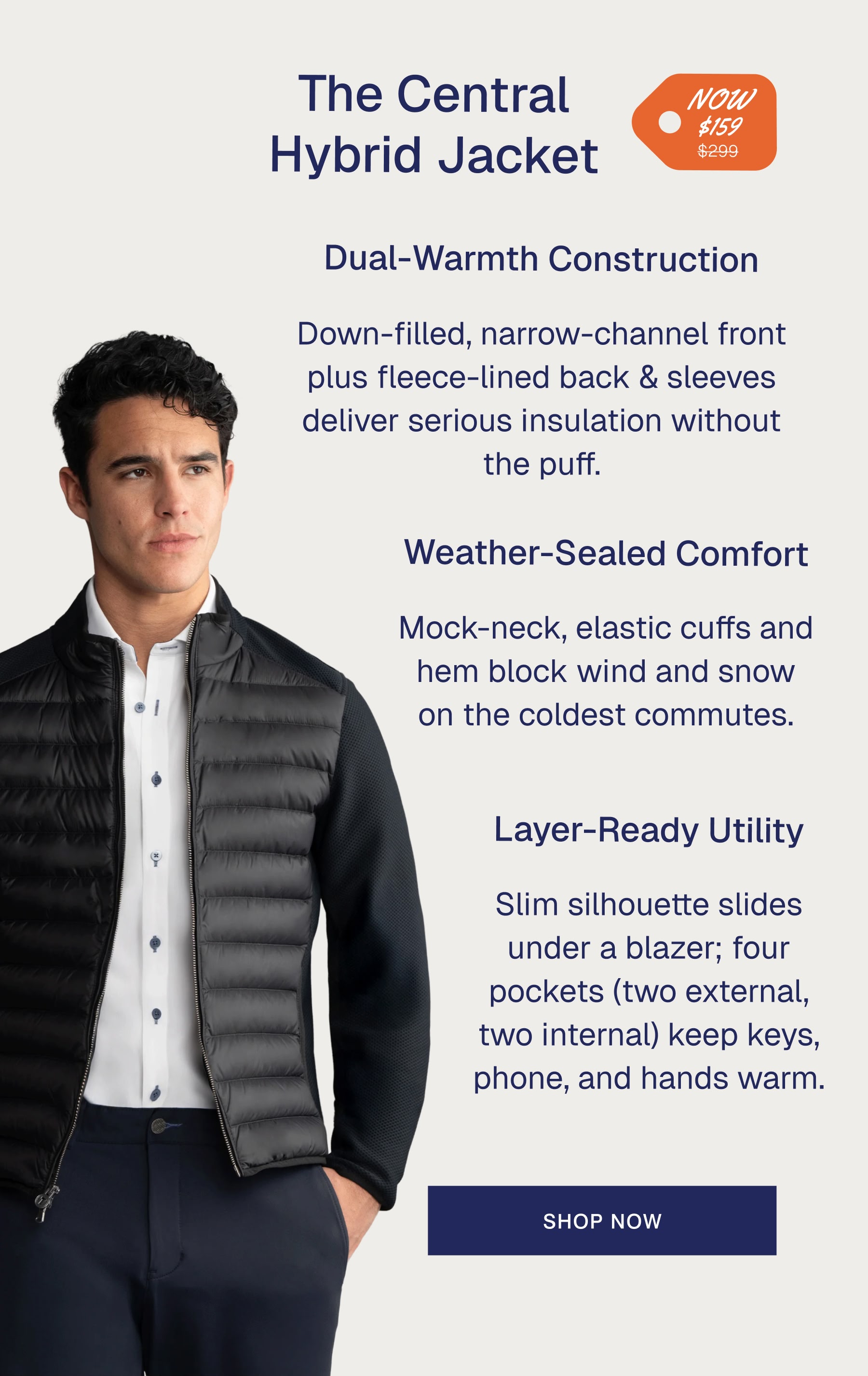  The Central  Hybrid Jacket 