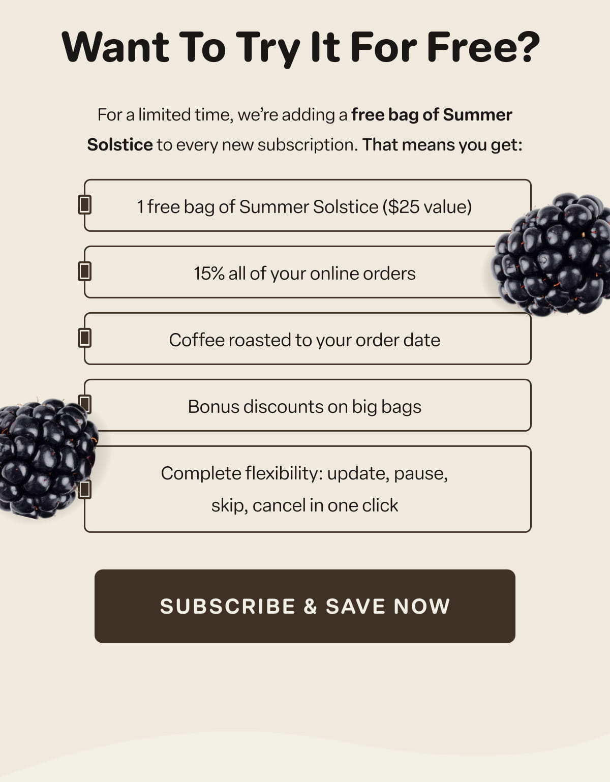Want To Try It For Free? 