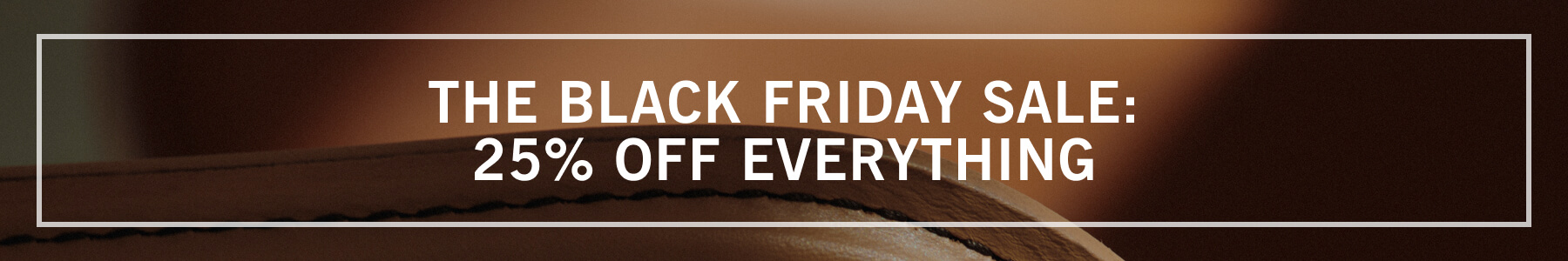 THE BLACK FRIDAY SALE
