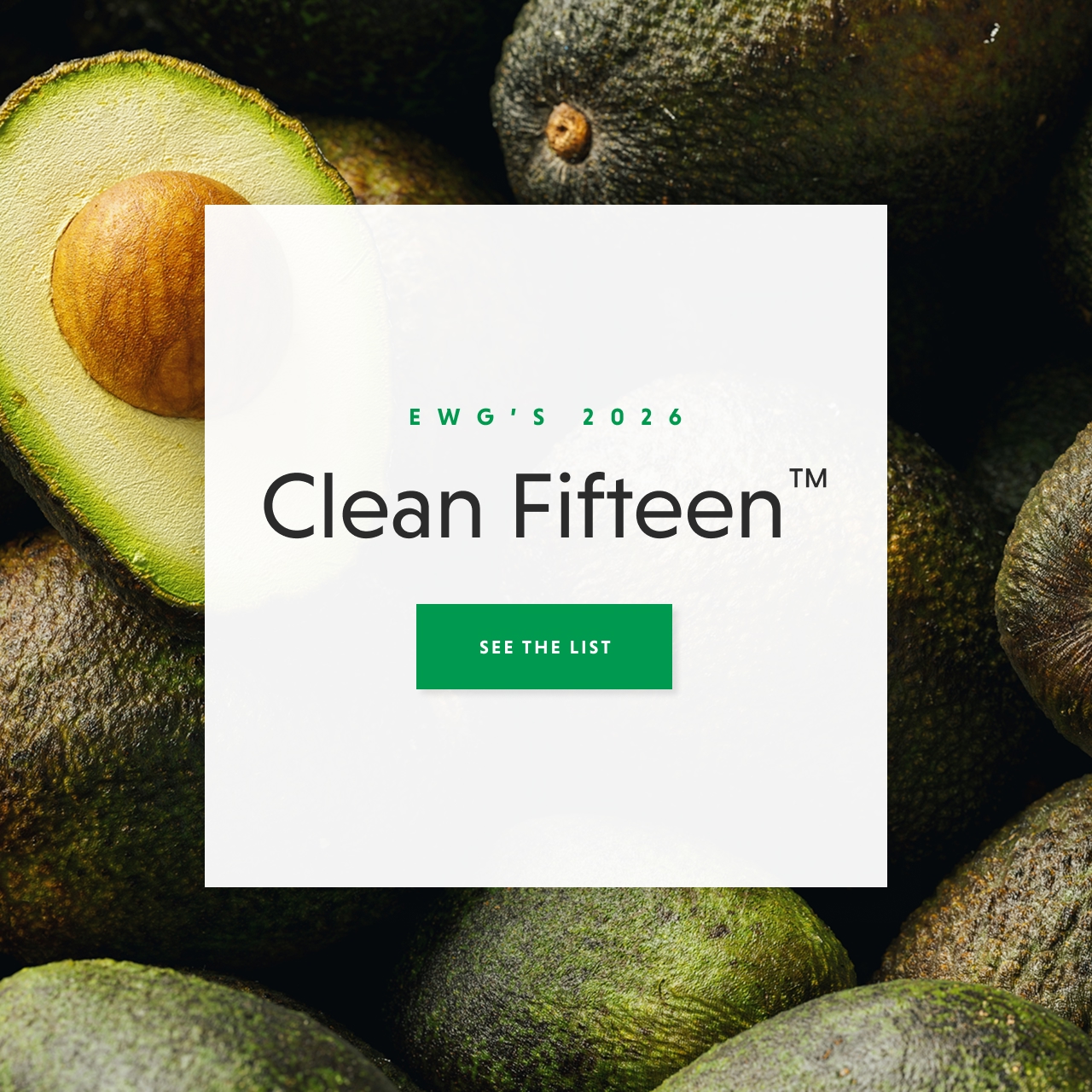 Clean Fifteen - SEE THE LIST