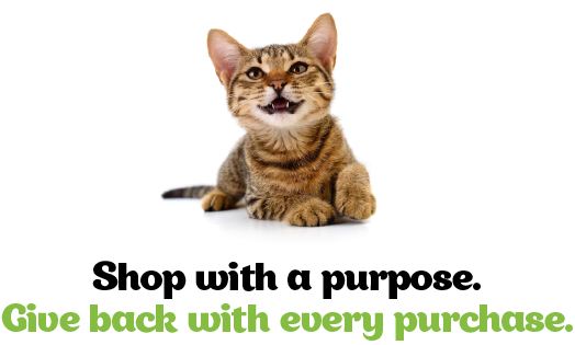 Shop with a purpose. Give back with every purchase.