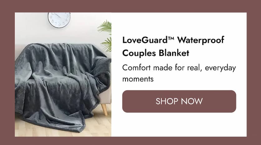LoveGuard™   -   Waterproof   Couples   Blanket
