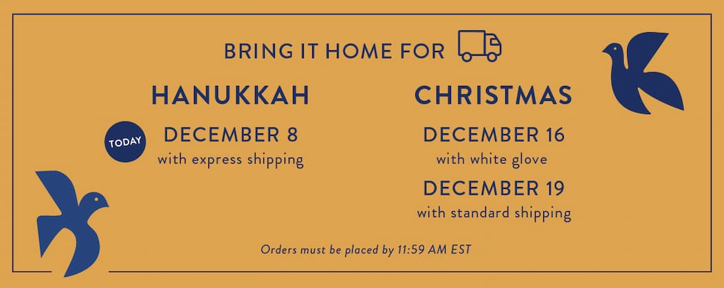 Bring it home for the Holidays