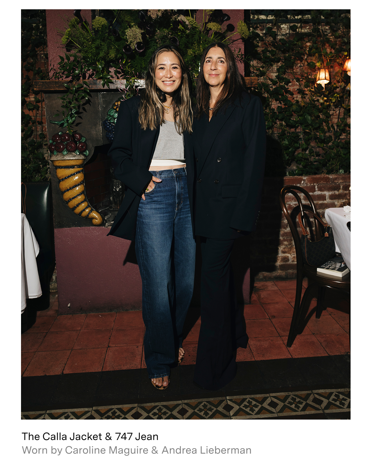 The Calla Jacket and 747 Jean