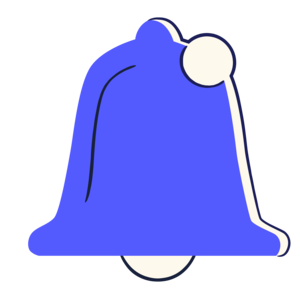 notification bell icon with dot
