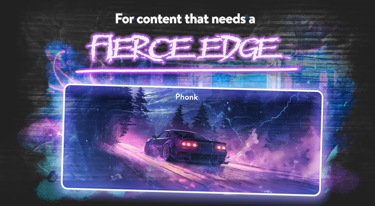 For content that needs a fierce edge