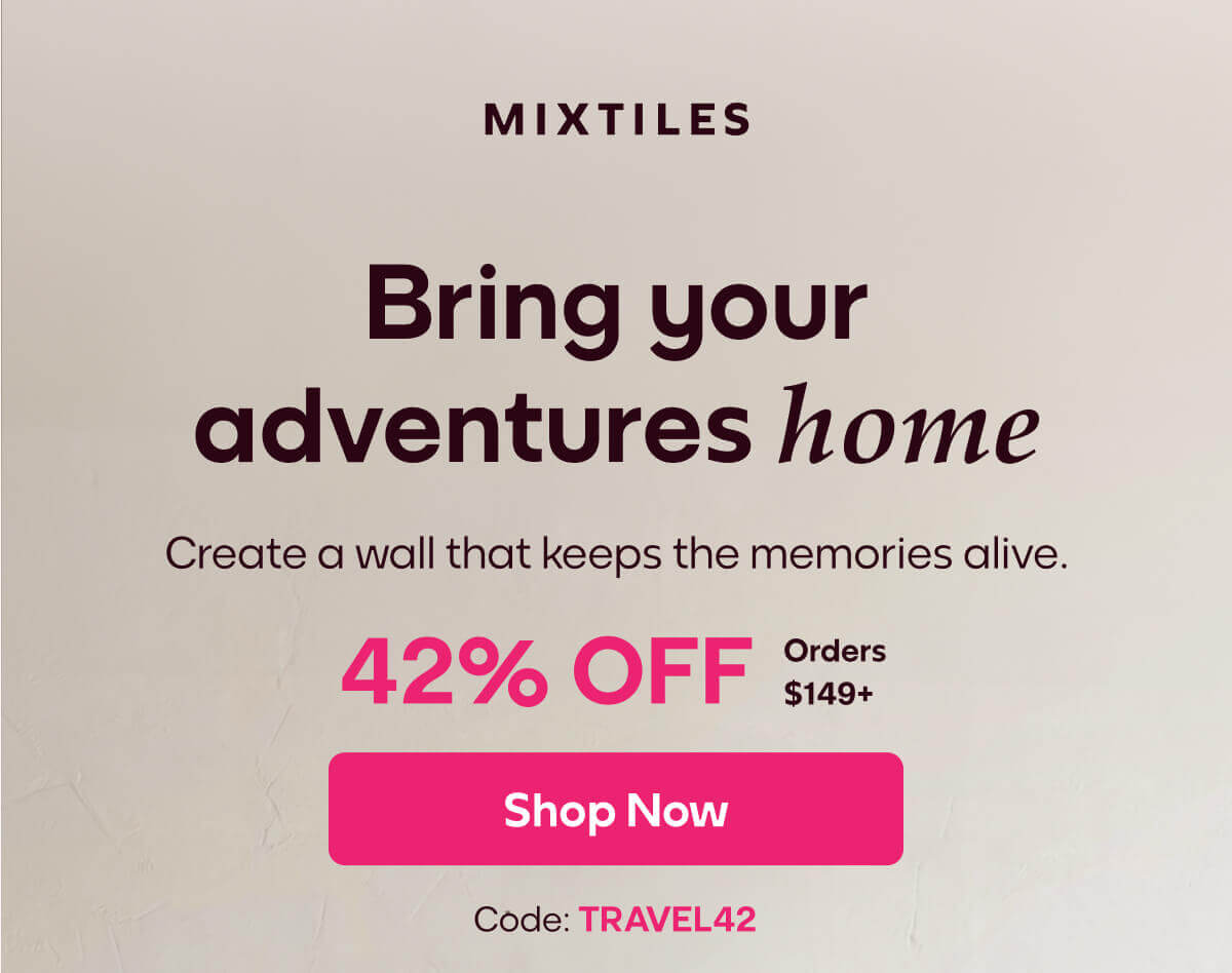 [MIXTILES] Create a wall that keeps the memories alive with Mixtiles. | ORDER NOW