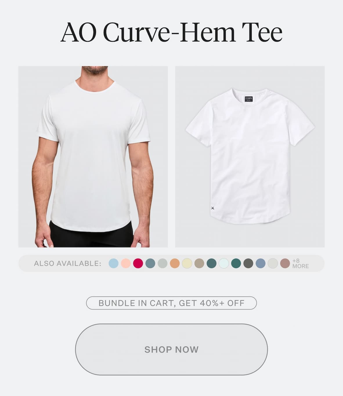 AO Curve-Hem Tee