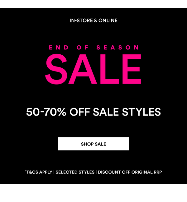 Shop Sale*