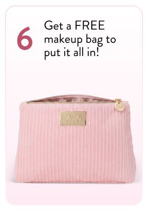 6. Get a FREE makeup bag to put it all in!