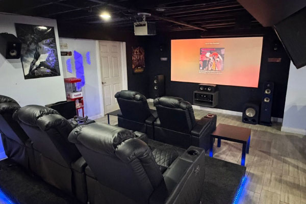 Onkyo RZ-30 in a home theatre setup